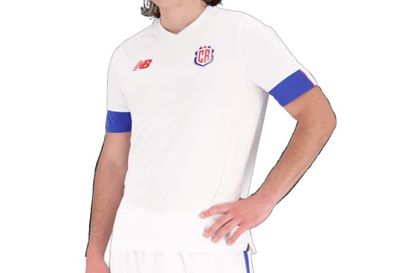Costa Rica Away Short Sleeve Jersey - WHITE