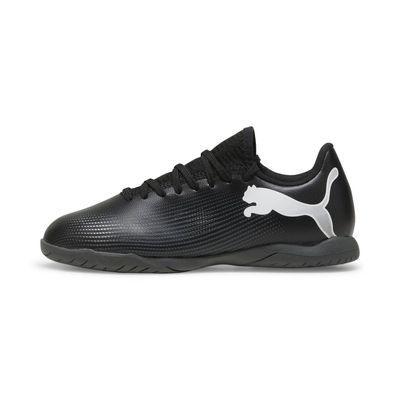 Future 7 Play Futsal Junior Shoes - PUMA BLACK/PUMA WHITE