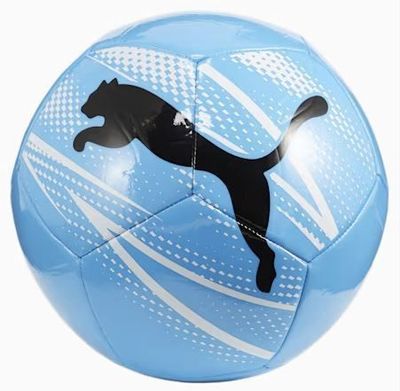 Attacanto Graphic Ball - LUMINOUS BLUE/PUMA WHITE/PUMA BLACK