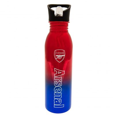 Arsenal FC UV Metallic Drinks Bottle - RED