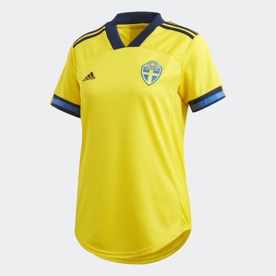Sweden 2020 Womens Home Shirt - YELLOW