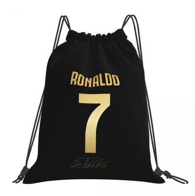 Ronaldo Bag - no.7 Drawstring - BLACK