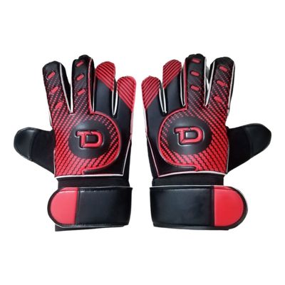 TapeDesign Junior GK Gloves - RED/BLACK