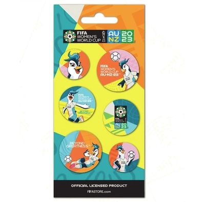Button Badges 6 Pack
