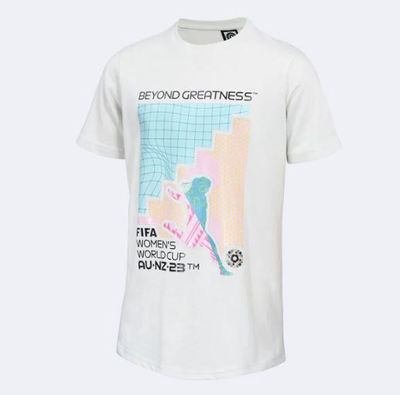 FWWC 2023 Youth Core Graphic Tee - CREAM