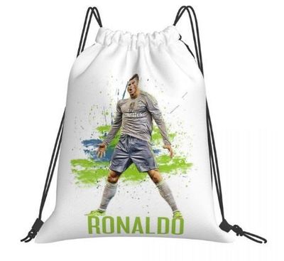 Ronaldo  Bag - Drawstring - WHITE/GREEN