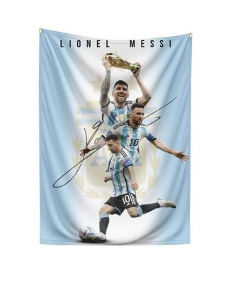 Messi World Cup Winner Fabric Poster - 18 x 27 inches