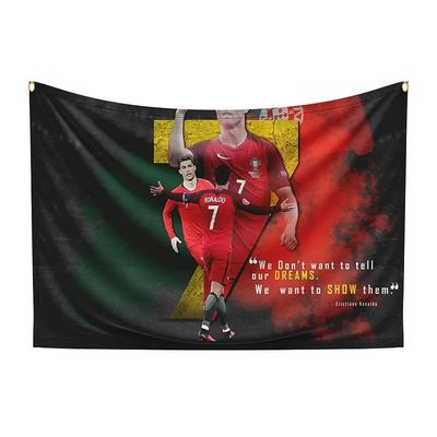 Ronaldo Fabric poster - World Cup Quote - 45x68cm