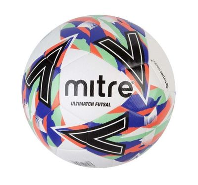 Mitre Ultimatch Futsal - WHITE/BLUE/MINT/BLACK