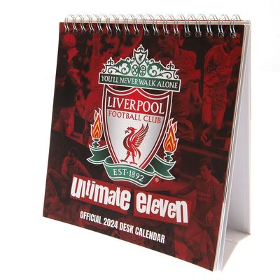 Liverpool FC Desktop Calendar 2024