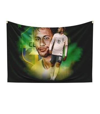 Neymar Brazil Fabric Poster