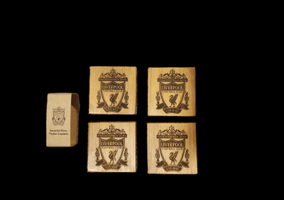Liverpool Handcrafted NZ timber Coaster Set
