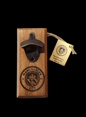 Manchester City Rimu Magnetic Counter-Lever Bottle Opener