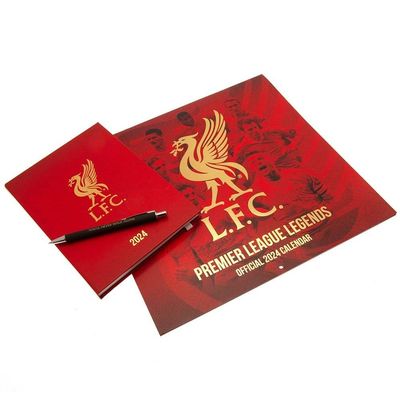 Liverpool FC Calendar &amp; Diary Musical Gift Box 2024