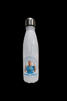 Haaland Manchester City Aluminium Drink Bottle