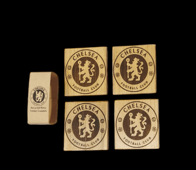 Chelsea Handcrafted NZ timber Coaster Set