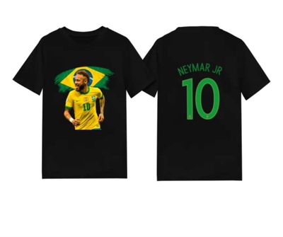 Neymar 10 Brazil Printed Tee