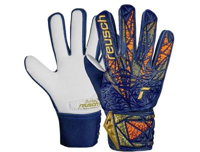 Reusch Starter Grip Junior Gloves -BLUE/GOLD