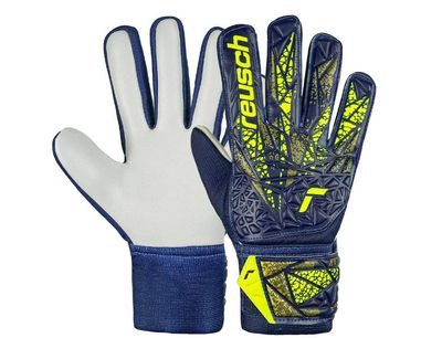 Reusch Starter Junior Gloves - BLUE/YELLOW