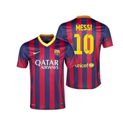 FC Barcelona 2013/14 Home Jersey - Messi 10