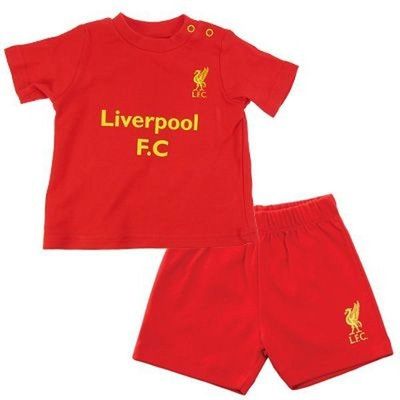 Liverpool FC Shirt &amp; Short Set 9/12 mths GD