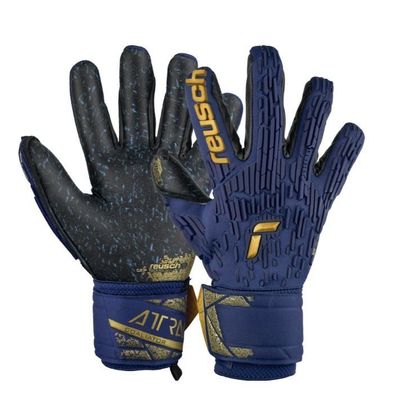 Attrakt Freegel Fusion Goaliator Gloves - BLUE/GOLD/BLACK