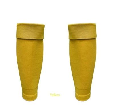 GIOCA Footless Socks pair - YELLOW