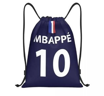 Mbappe 10 France Drawstring Bag