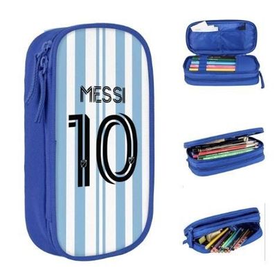 Messi Argentina Blue Pencil Case