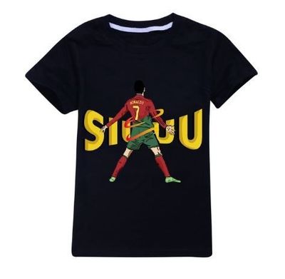 Ronaldo T-Shirt - Siuu - BLACK