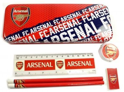 Arsenal Crest Tin Stationary Set