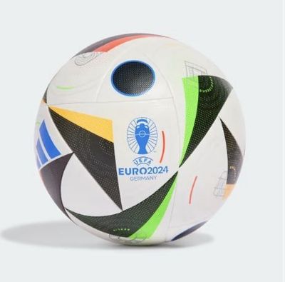 Euro 24 Competition Ball - WHITE/BLACK/GLOW BLUE