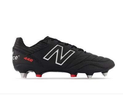 New Balance Leather 442 V2 Pro SG Boots - BLACK