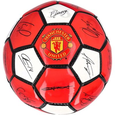 Manchester United Crest Signature Football - Size 1