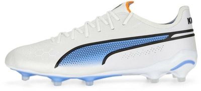 Puma King Ultimate FG/AG - WHITE/BLACK/BLUE/ORANGE