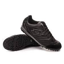 Lotto Stadio 300 II Turf Shoes - ALL BLACK/GRAVITY