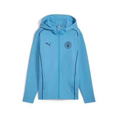 Puma Manchester City Casuals Jnr Hooded Jacket - MAGIC BLUE