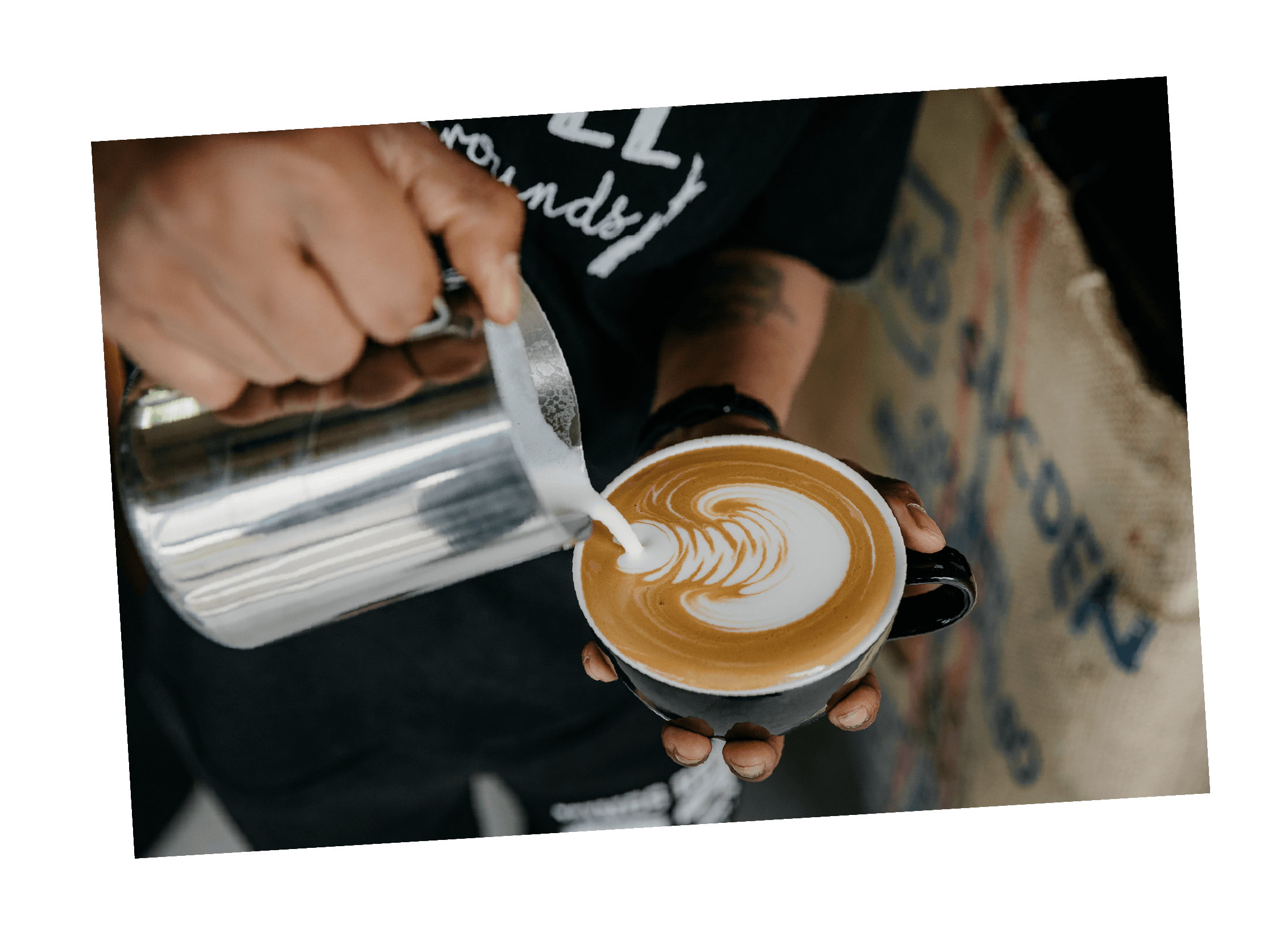 At Sacred Grounds you'll get a great cup of coffee every time