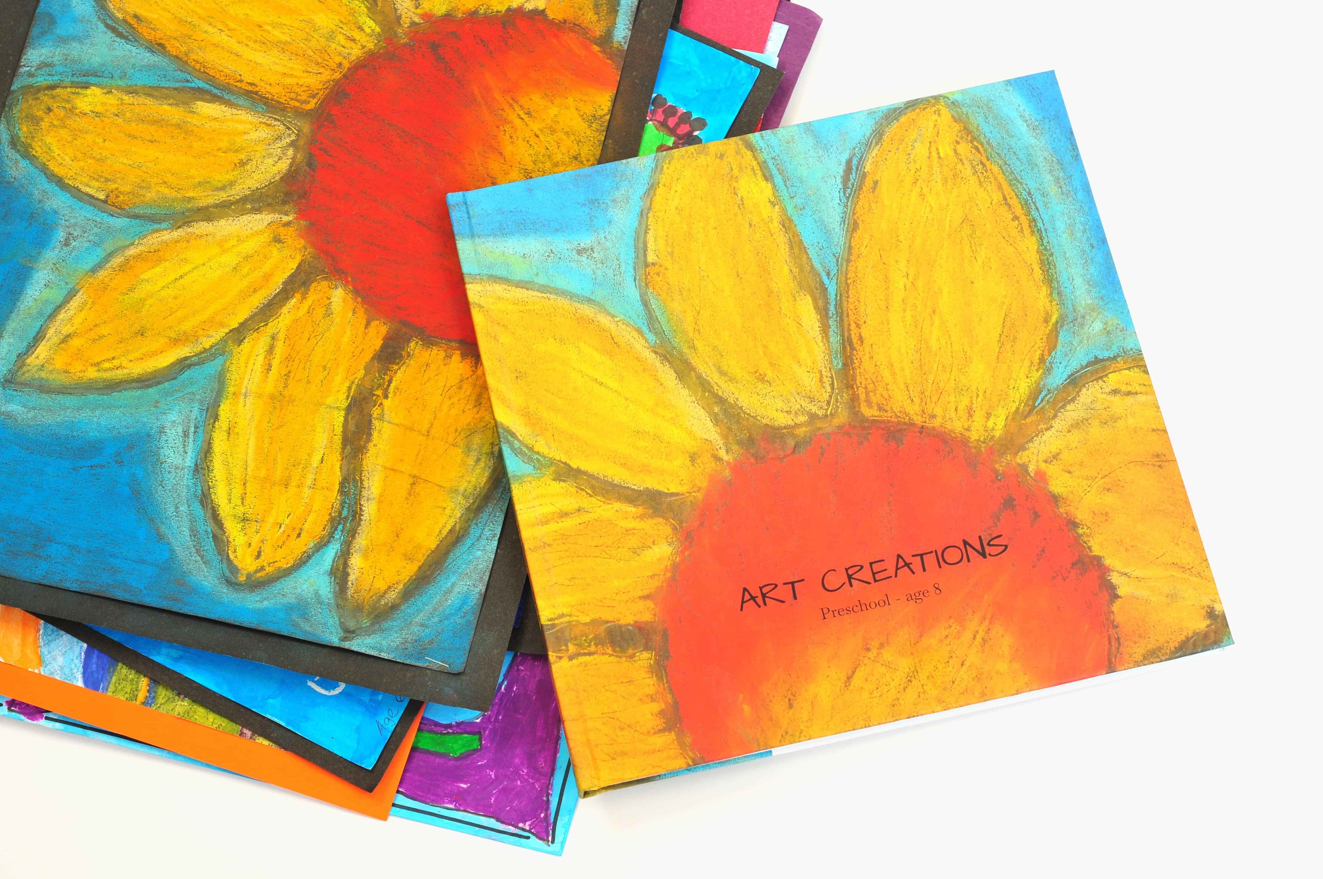 kids artbook cover example