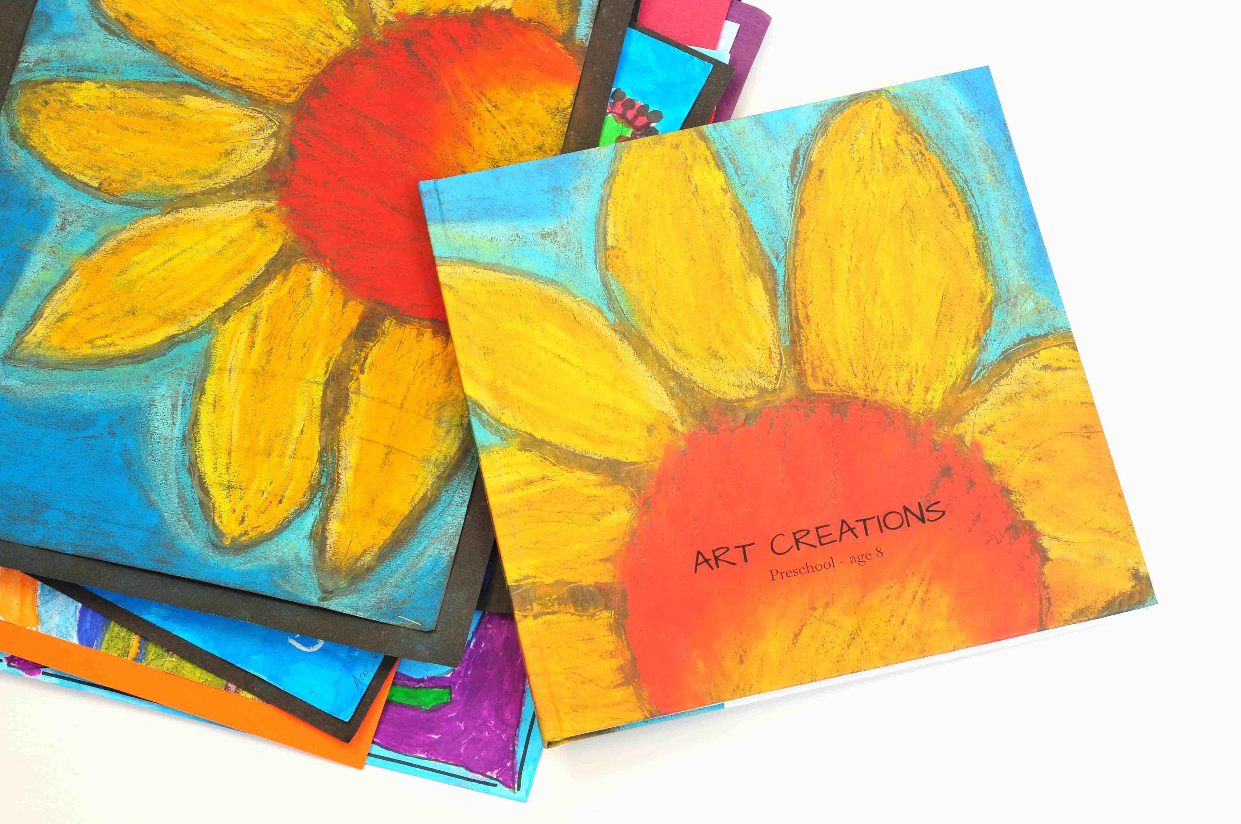 kids artbook cover example
