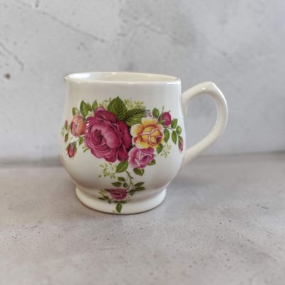 Vintage Shannonbridge Potteries Floral Mug