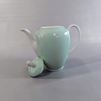 Victoria China Pale Green Teapot