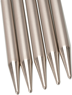 Stainless Steel Double Points, 2mm - 7mm