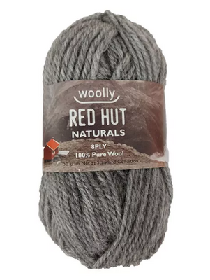 Crucci Red Hut Naturals DK/8ply Wool, 50g