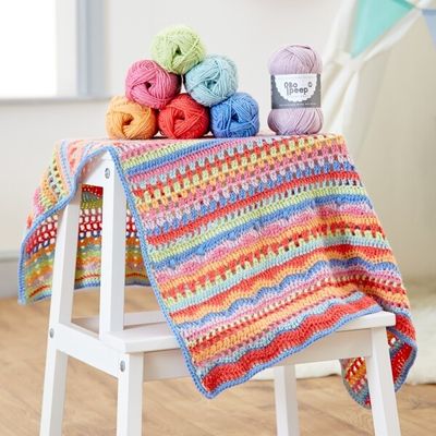West Yorkshire Spinners Bo Peep &quot;Carousel&quot; Crochet Blanket Kit