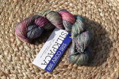 Malabrigo Silkpaca Lace/2ply, 50g/384m, 70% Baby Alpaca/30% Mulberry Silk Hand Dyed