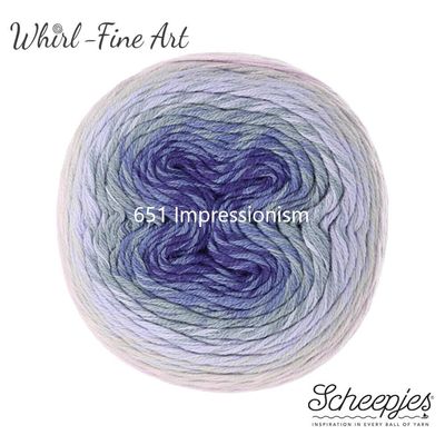 Scheepjes Whirl-Fine Art, DK/8ply, 220g, 460m