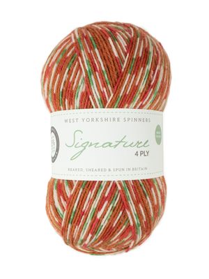 West Yorkshire Spinners Signature Fingering/4ply Christmas yarn