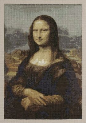 Cross stitch kit - Mona Lisa - Louvre Collection