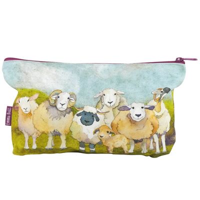 Emma Ball &quot;Felted Sheep&quot; Zipped Pouch